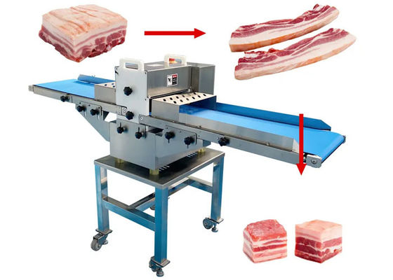 Verarbeitung von Fleischprodukten Schneidmaschine für Landwirtschaftsrestaurants automatisches Schneiden