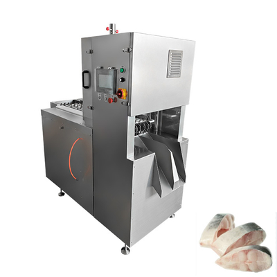 8-teilige automatische Fleischbandsäge mit Klingen, Fleischschneider und Gefrierfisch-Schneidemaschine mit Touchscreen-Bedienfeld