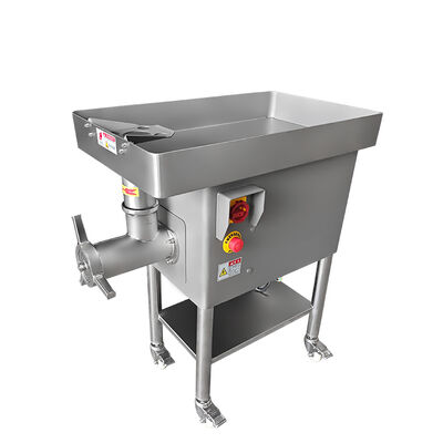 Industrielle Fleischmahlmaschine mit 600 kg/h Kapazität, SUS 304 Edelstahlkonstruktion und 2,2 kW Leistung