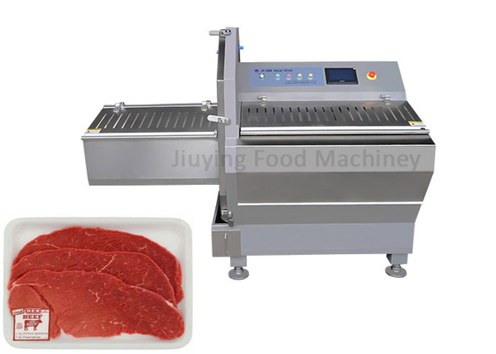 SUS 304 industrieller Breiten-Einlass-Halal gefrorene knochenlose Rindfleisch-Büffel-Schneidemaschine der Fleisch-Schneidmaschinen-360mm