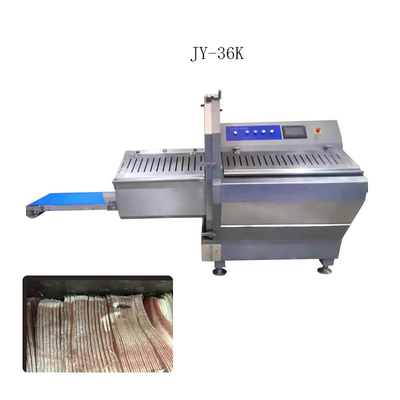 JY-36K Förderband-Art Werbung kocht gefrorene Fleisch-Schneidmaschine