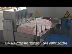 Automatische Fleischbandsäge zum Schneiden von gefrorenen Schweinefleischstücken in 8 mm